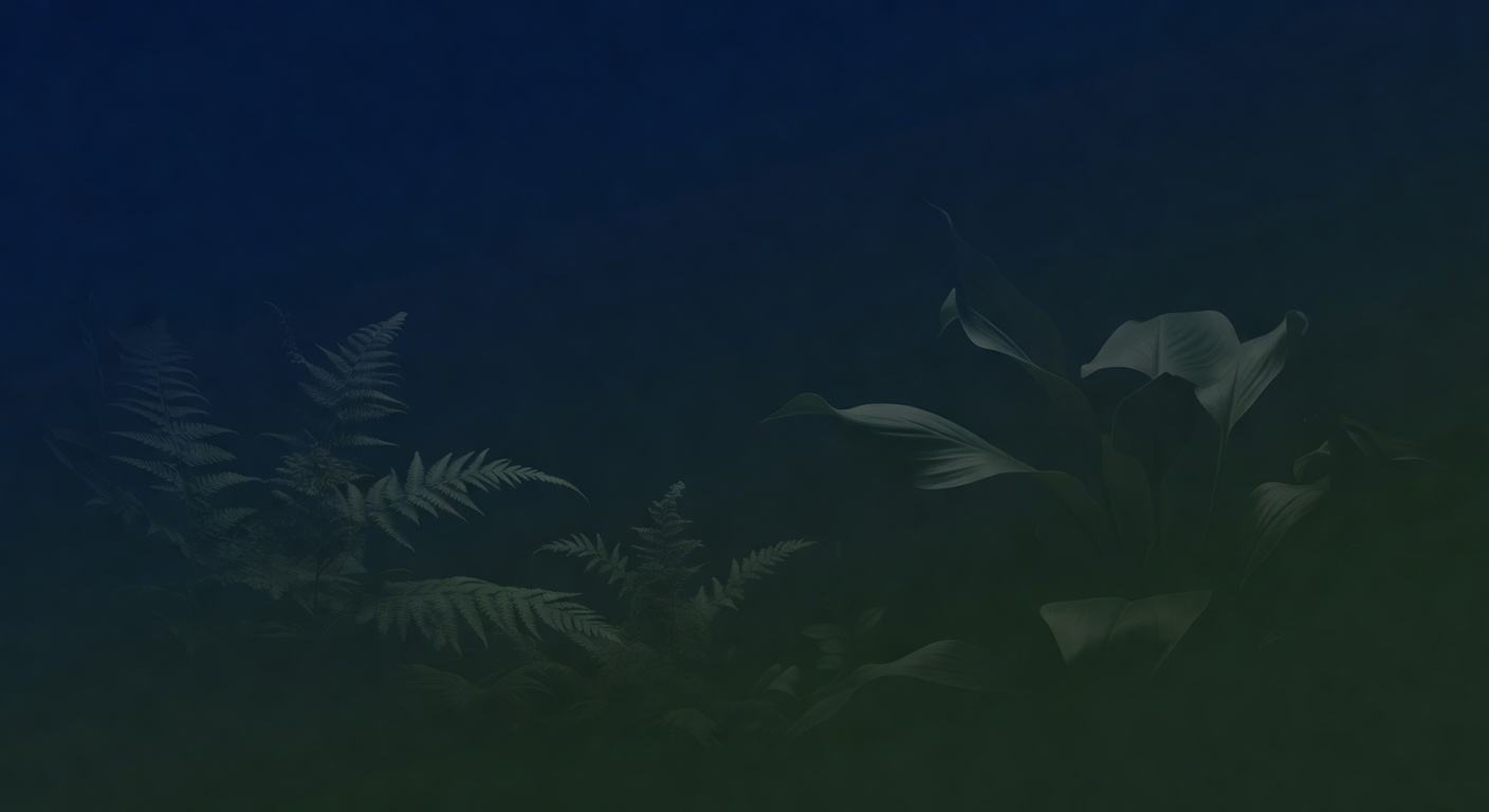 Dark flora silhouettes